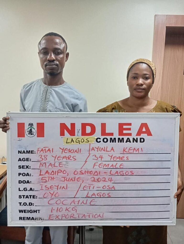 Hajj 2024: NDLEA arrests four intending pilgrims with cocaine ...